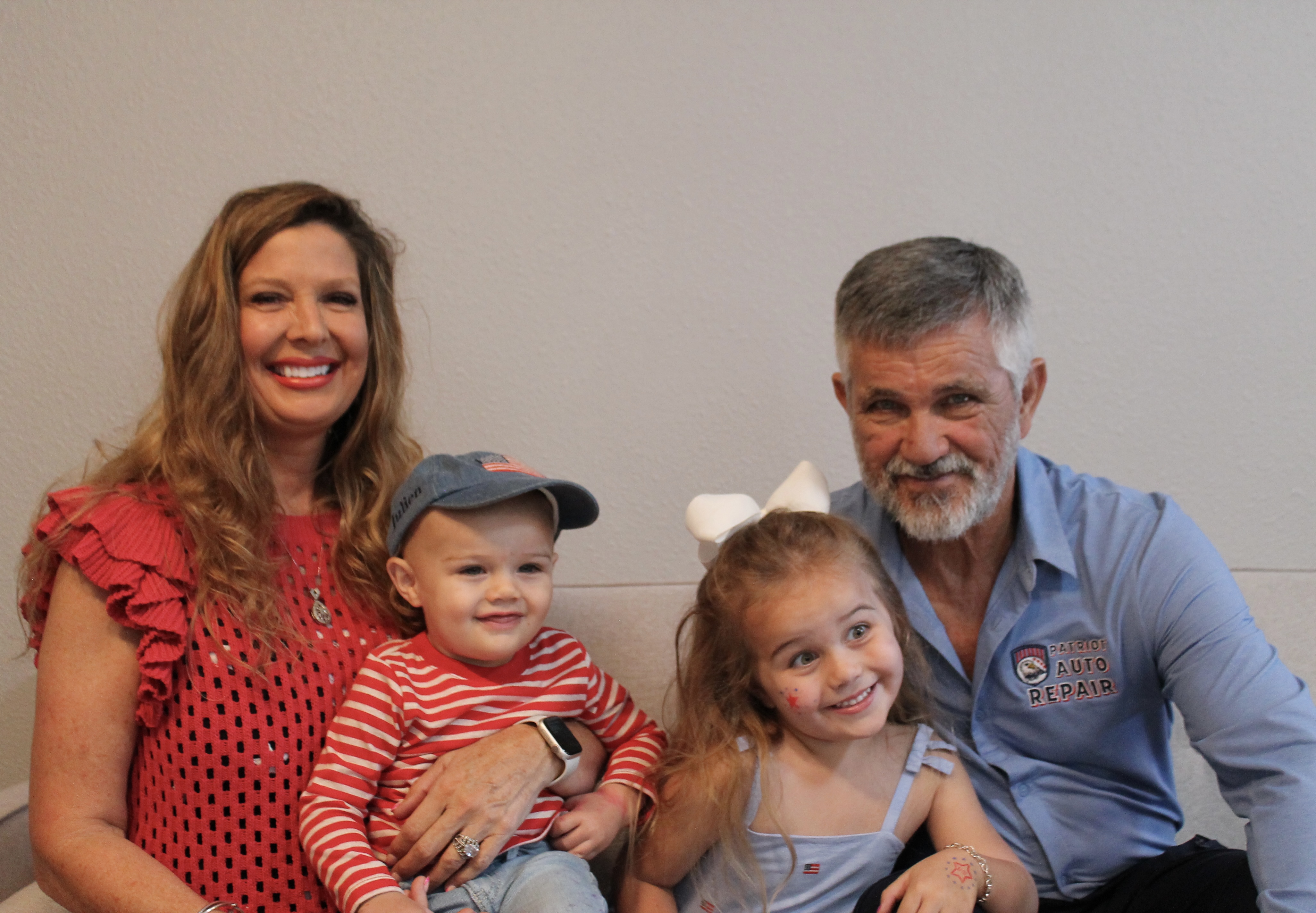 Marty, Dionne, and the kids